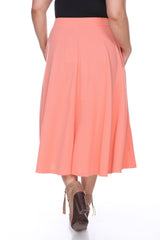 Plus 'Tasmin' Flare Midi Skirts