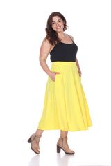 Plus 'Tasmin' Flare Midi Skirts