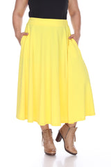 Plus 'Tasmin' Flare Midi Skirts