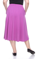 Plus 'Tasmin' Flare Midi Skirts