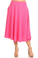 Plus 'Tasmin' Flare Midi Skirts