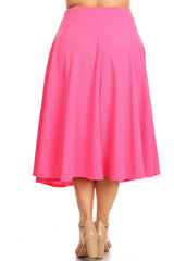 Plus 'Tasmin' Flare Midi Skirts