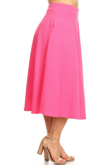 Plus 'Tasmin' Flare Midi Skirts