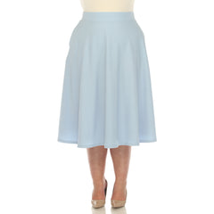 Plus 'Tasmin' Flare Midi Skirts