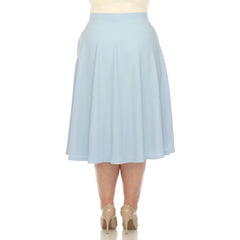 Plus 'Tasmin' Flare Midi Skirts