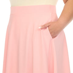 Plus 'Tasmin' Flare Midi Skirts