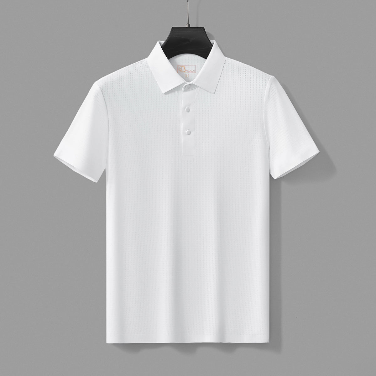  Barocco Helix Stitchless Polo WHITE - WHITE - Bonton