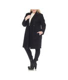 Plus Size Classic Walker Coat Black