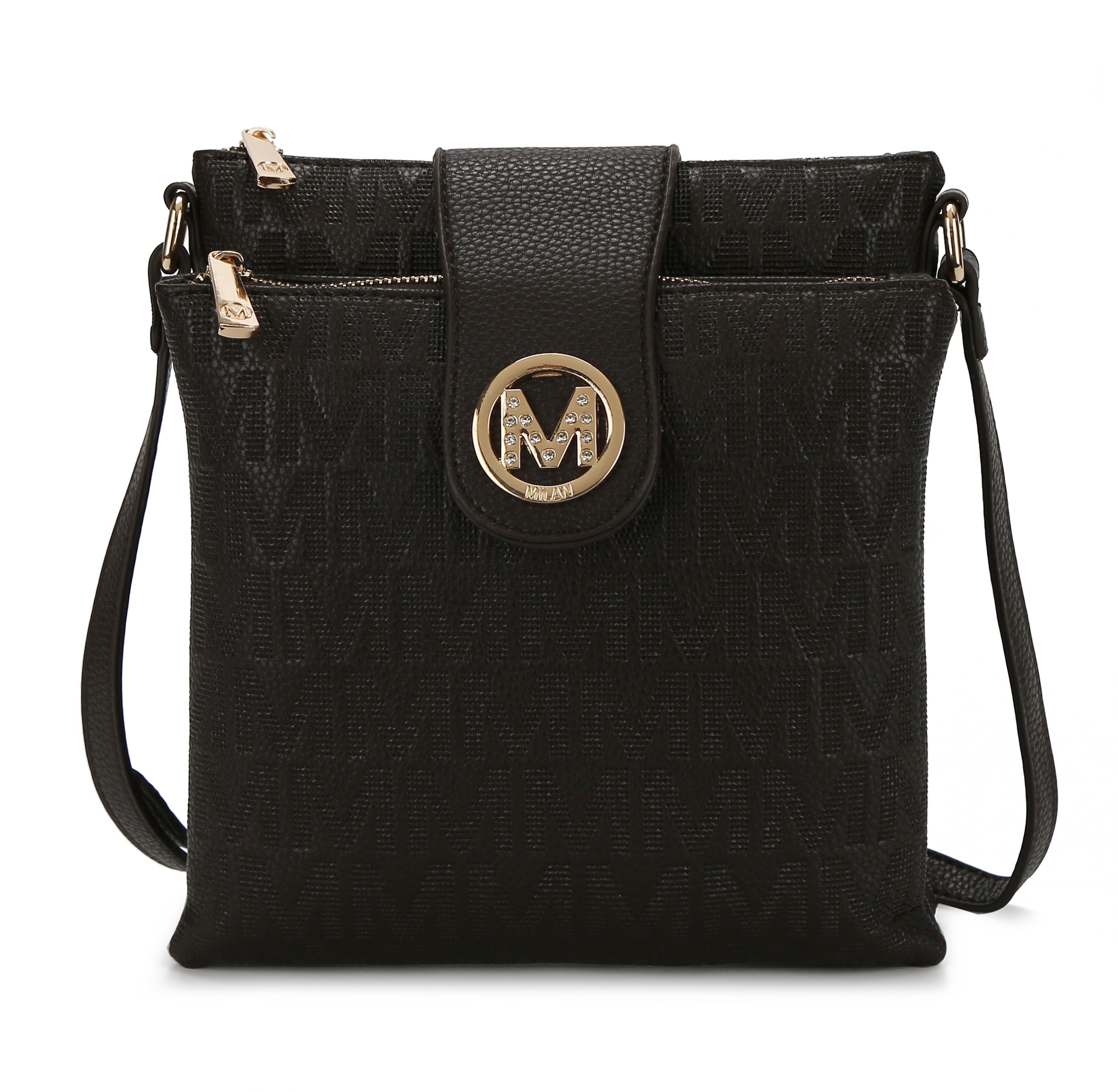  MKF Collection Marietta Signature Crossbody Bag - Rose Pink - Bonton