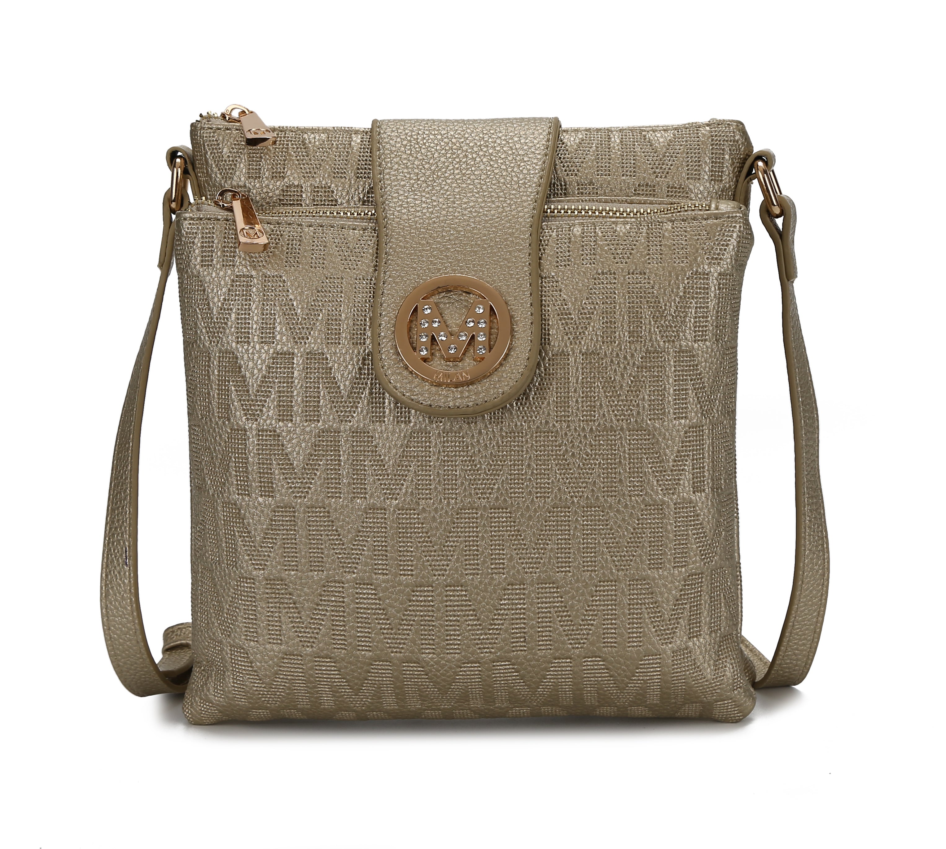  MKF Collection Marietta Signature Crossbody Bag - Rose Pink - Bonton