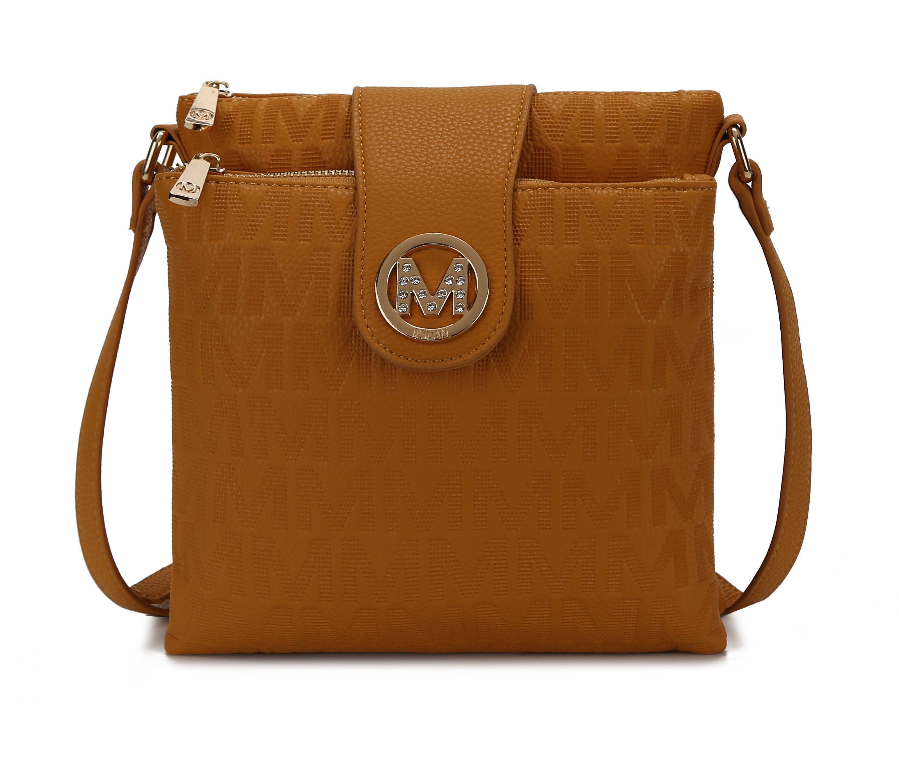  MKF Collection Marietta Signature Crossbody Bag - Rose Pink - Bonton