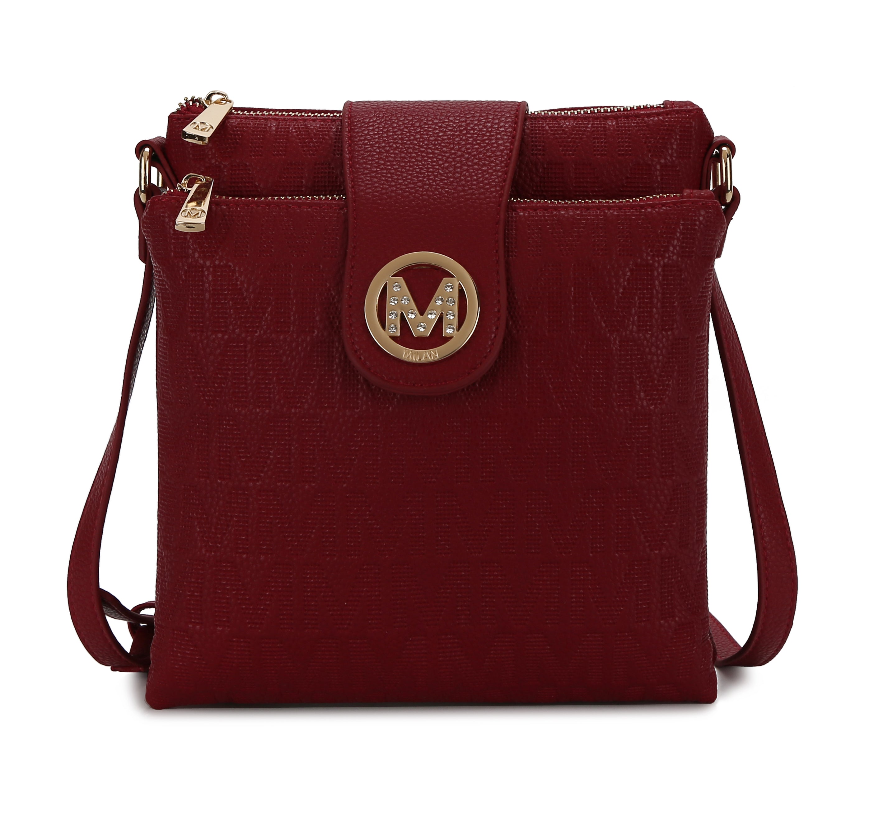  MKF Collection Marietta Signature Crossbody Bag - Rose Pink - Bonton