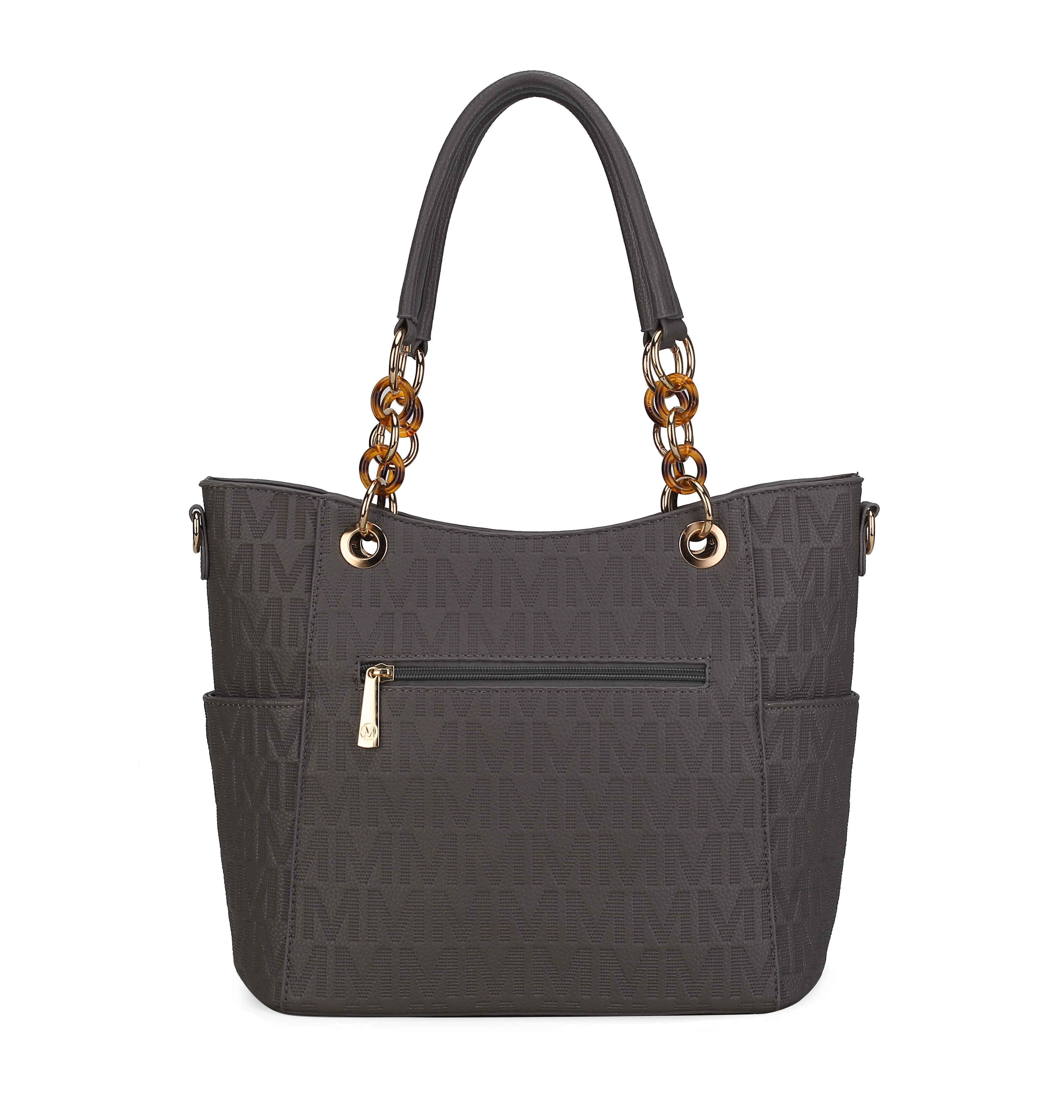  MKF Collection Rylee Signature Tote Bag - Black - Bonton