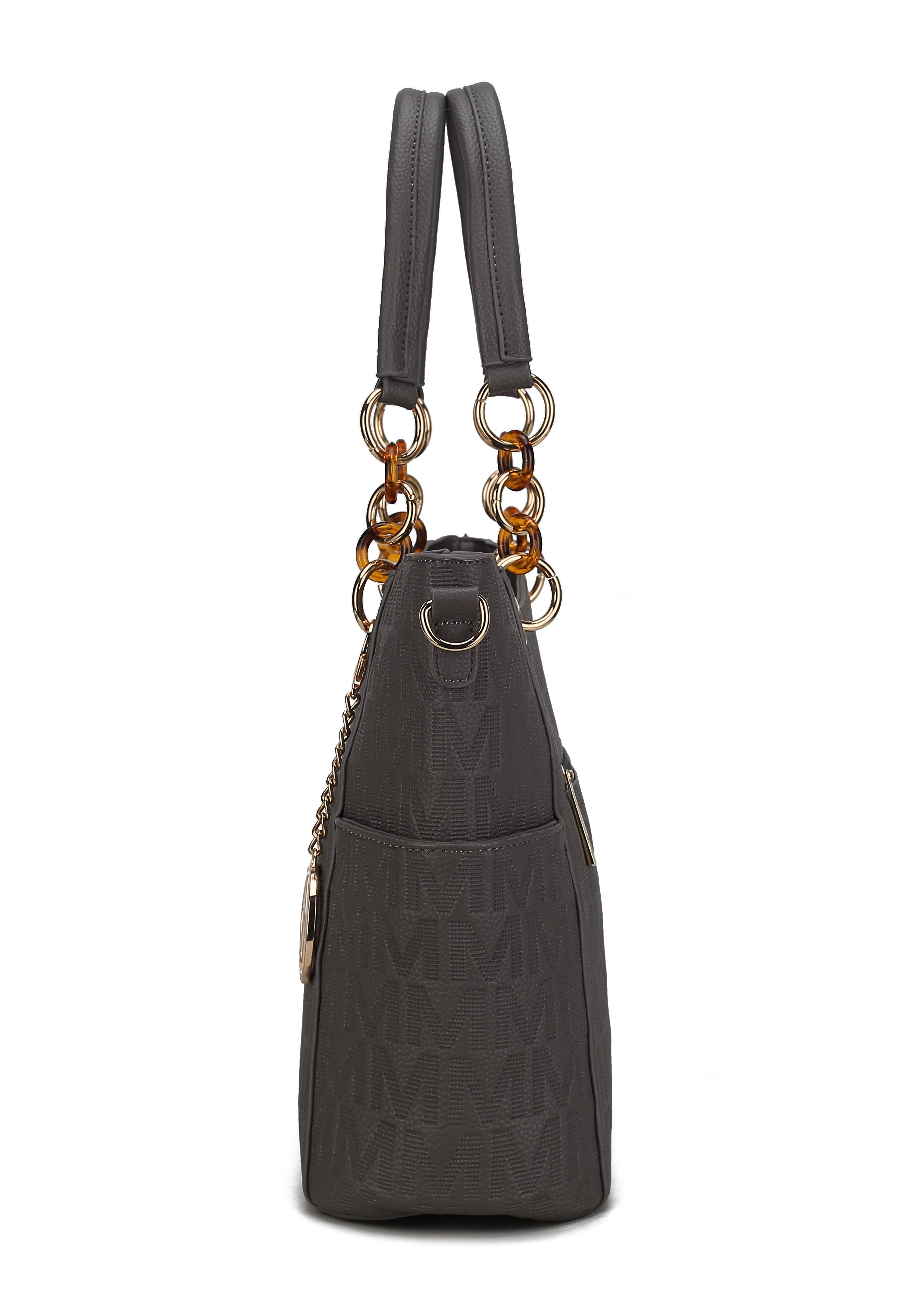  MKF Collection Rylee Signature Tote Bag - Black - Bonton