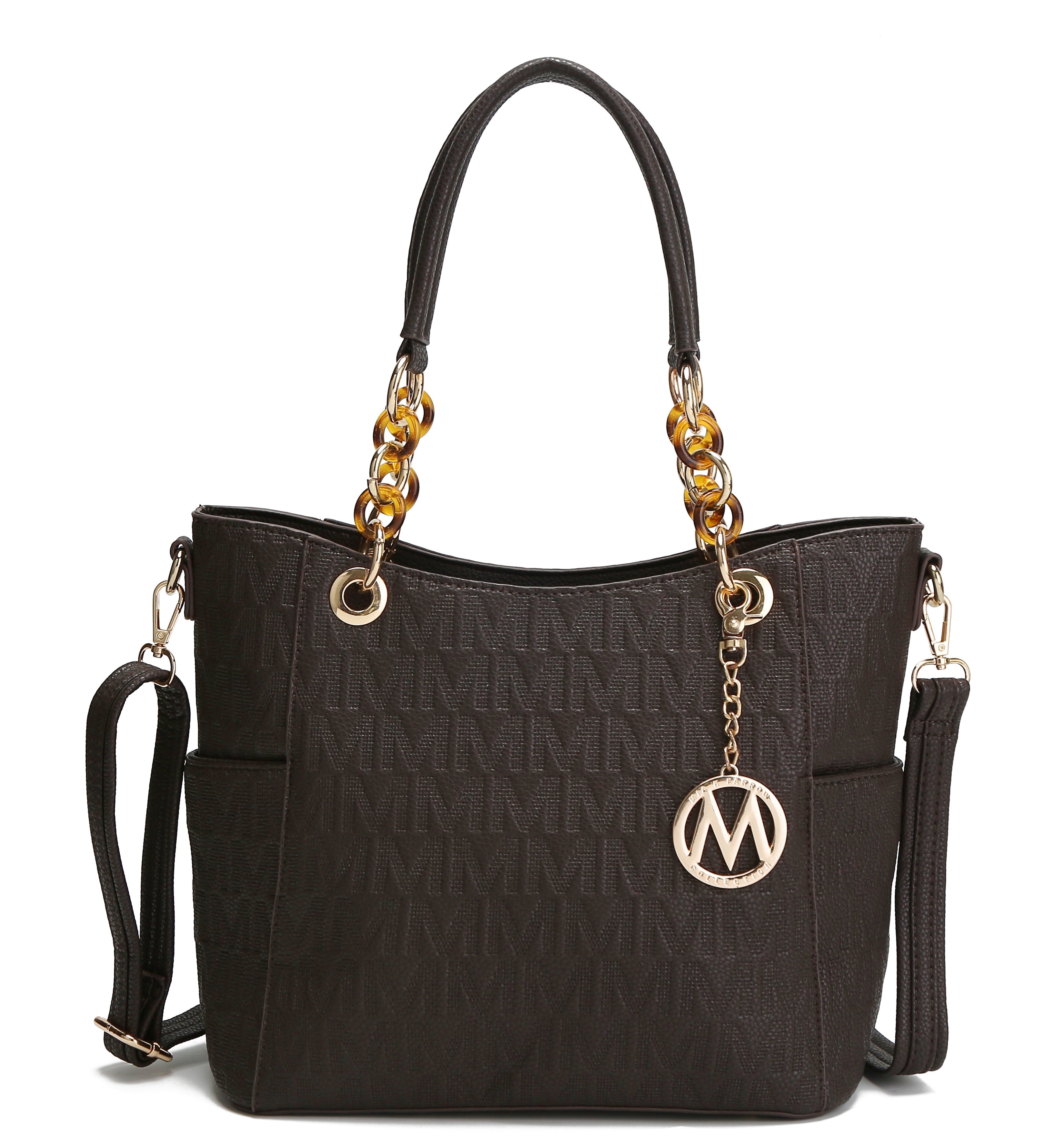  MKF Collection Rylee Signature Tote Bag - Black - Bonton