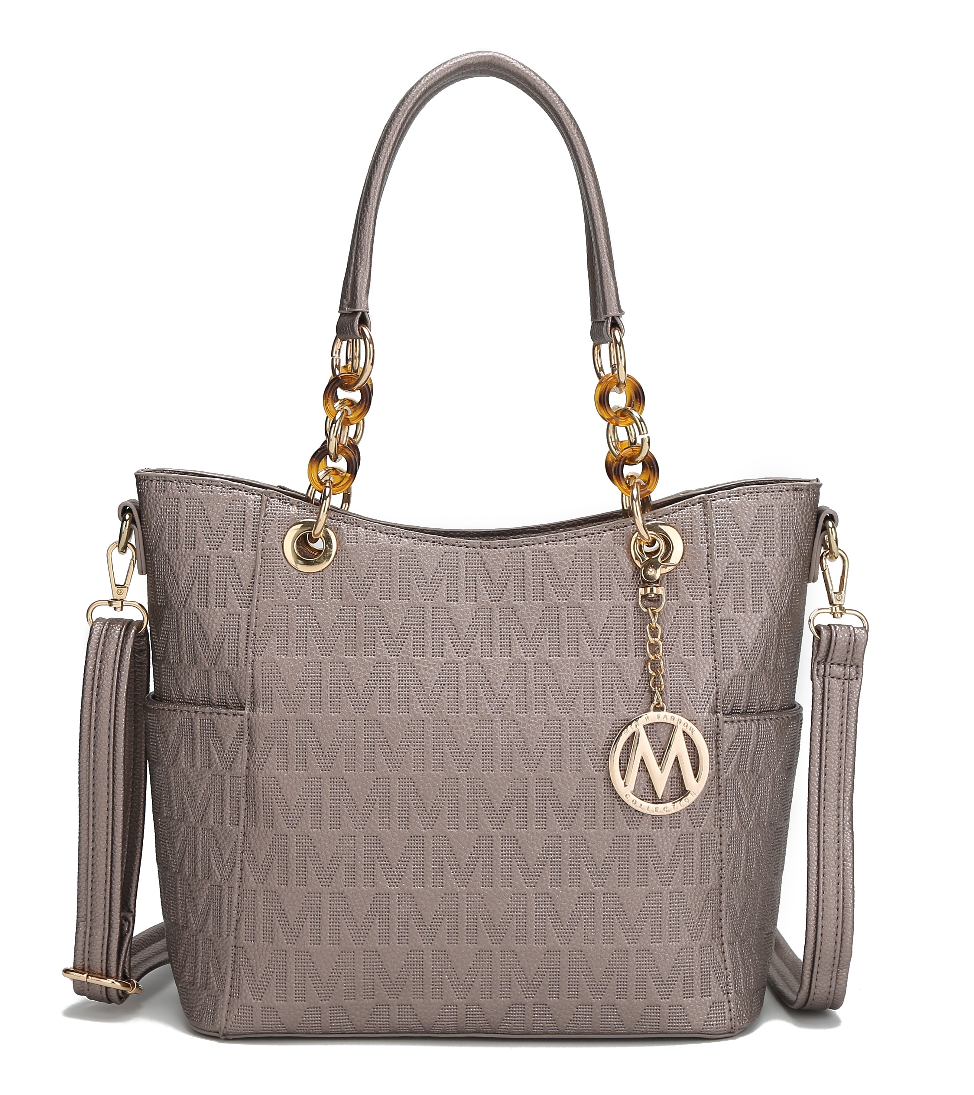  MKF Collection Rylee Signature Tote Bag - Black - Bonton