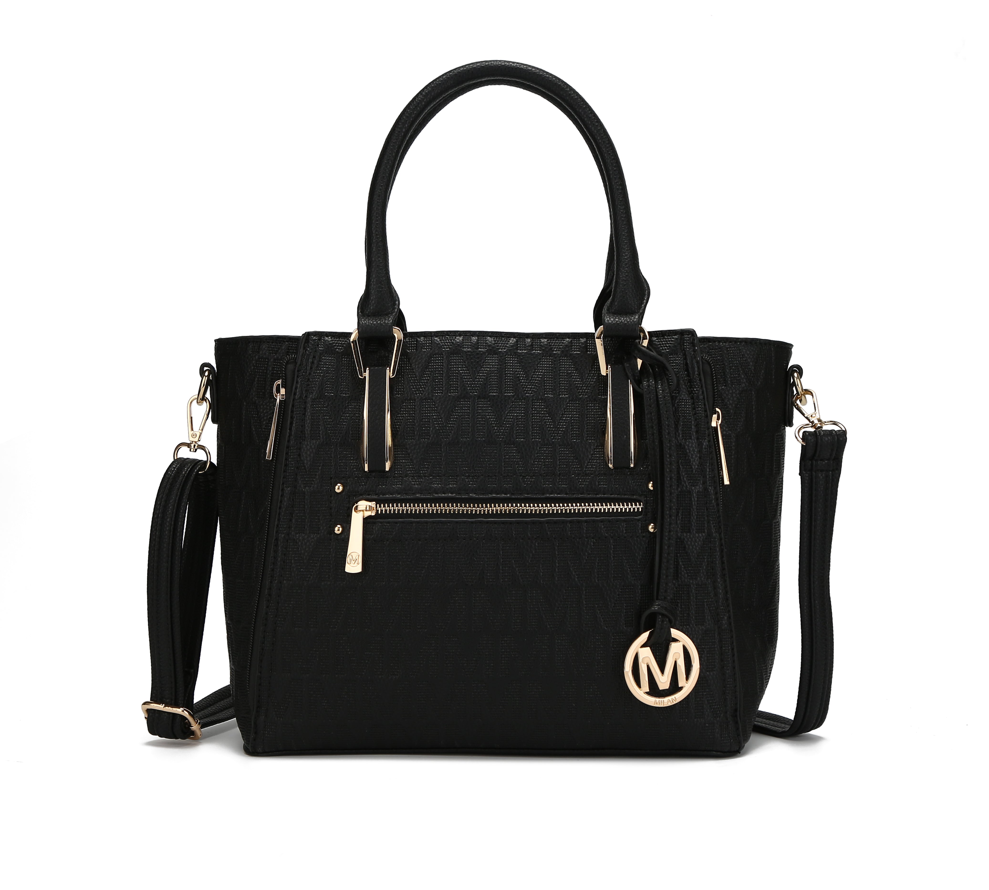 MKF Collection Cairo Signature Shoulder Bag - Tan - Bonton