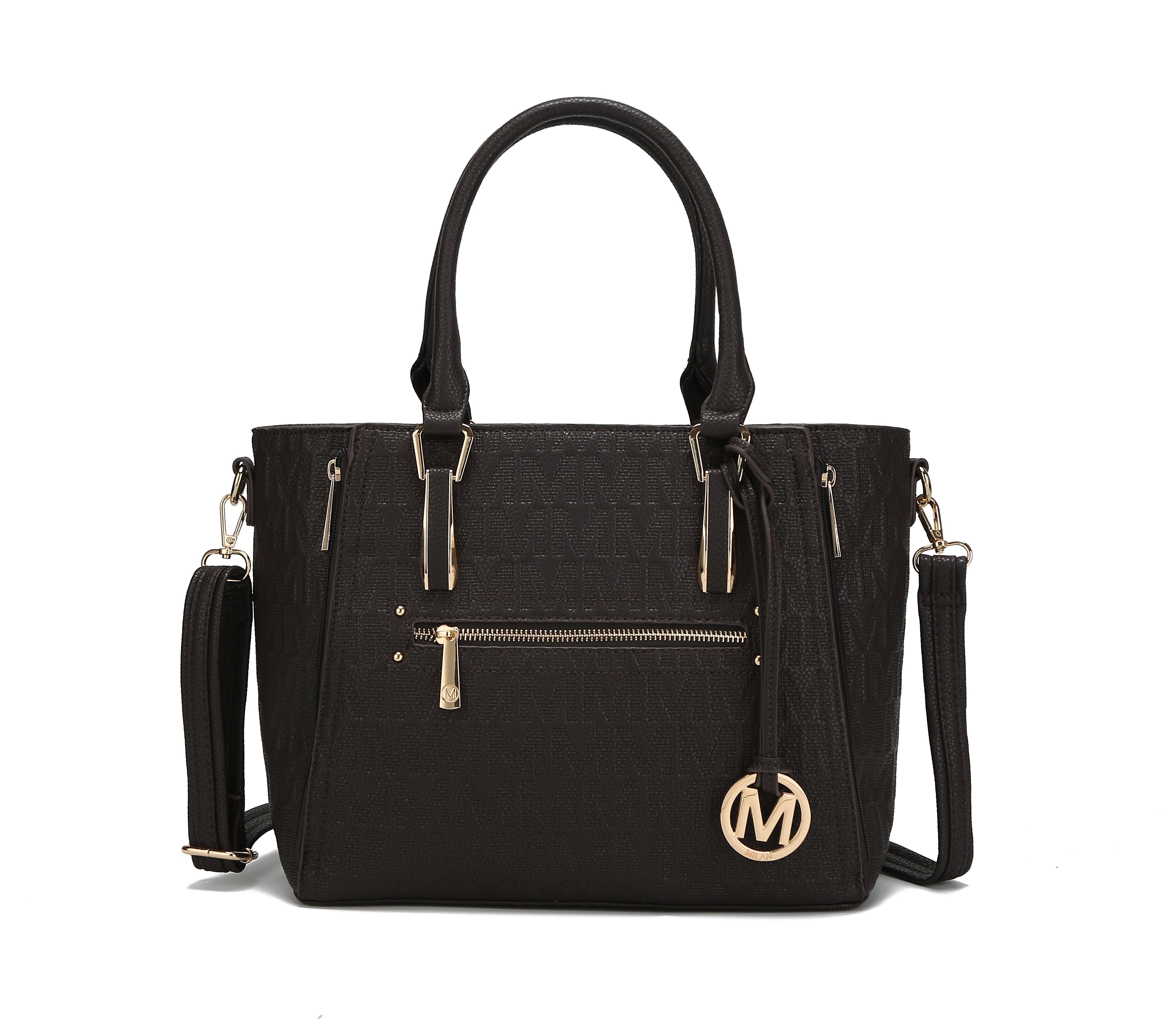  MKF Collection Cairo Signature Shoulder Bag - Tan - Bonton