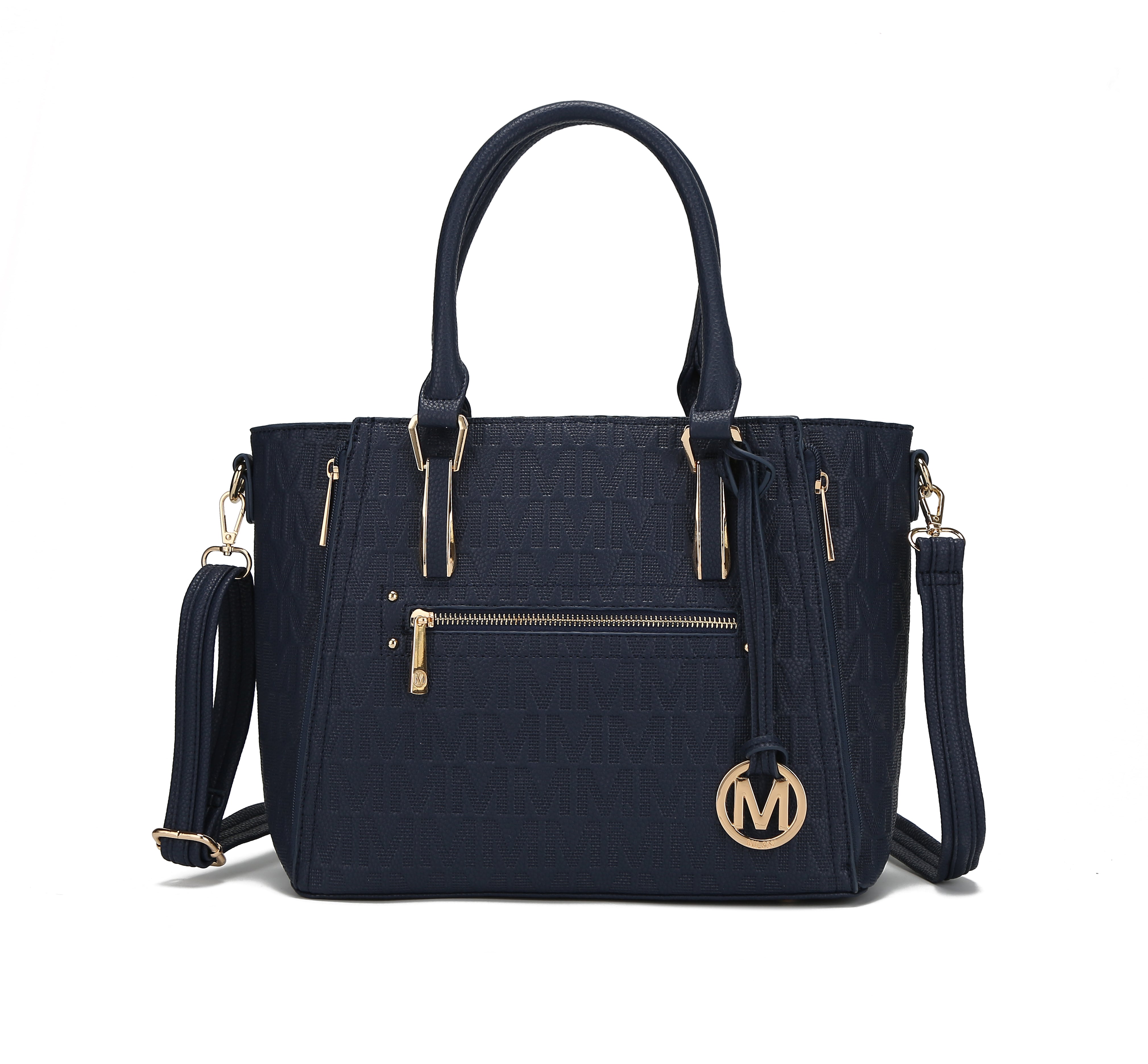 MKF Collection Cairo Signature Shoulder Bag - Tan - Bonton