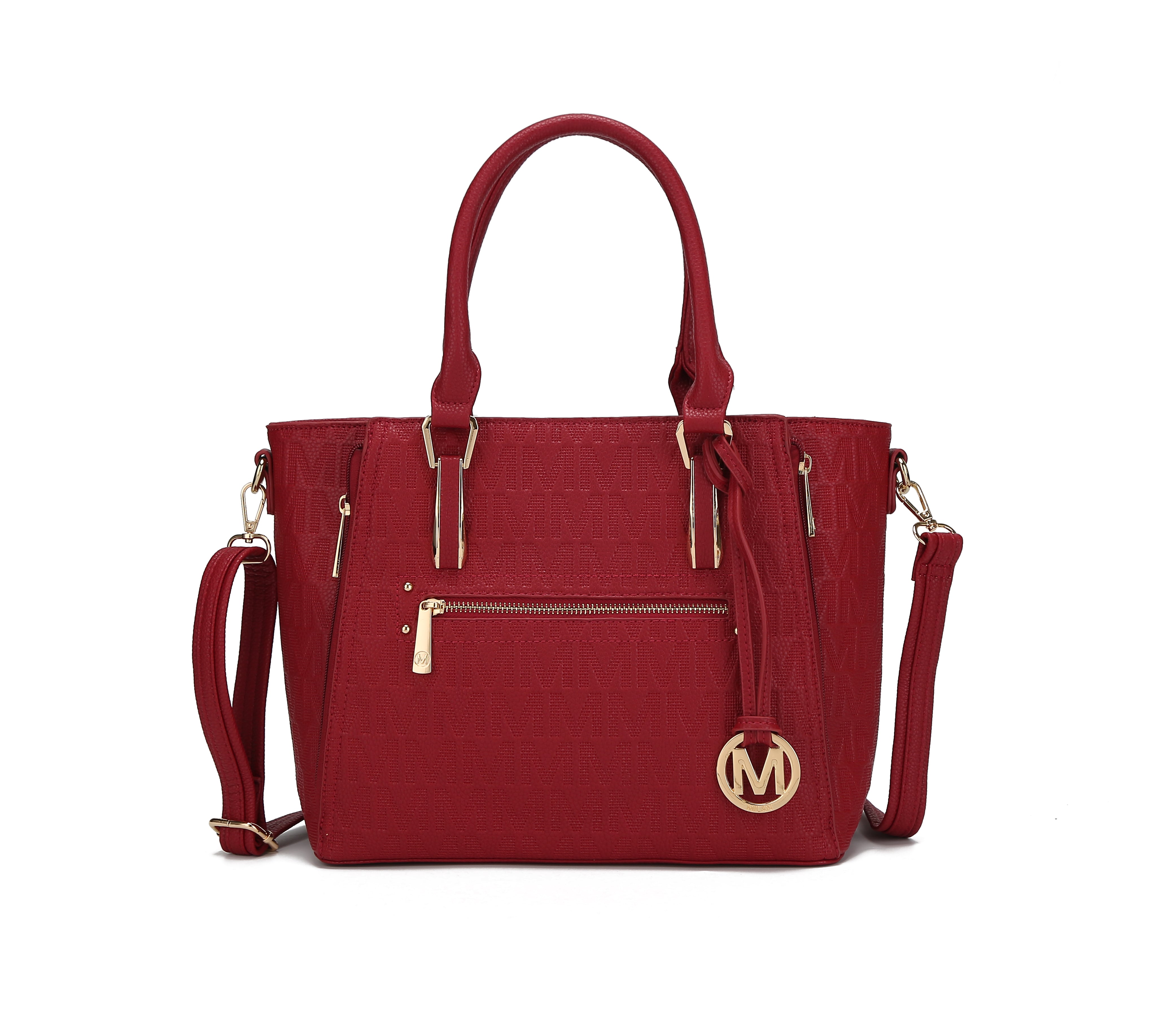  MKF Collection Cairo Signature Shoulder Bag - Tan - Bonton