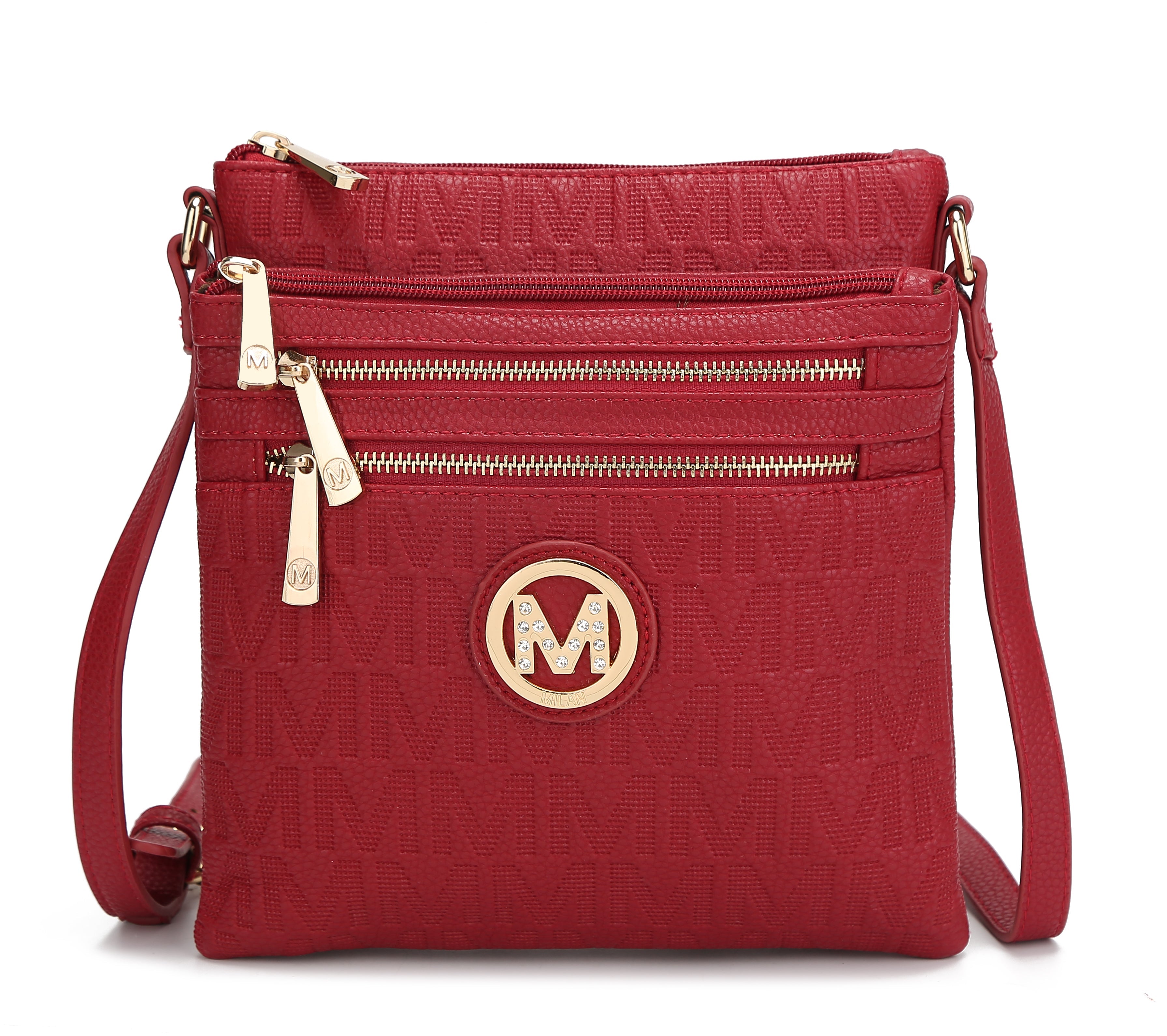  MKF Collection Tinsley Crossbody Bag - Red - Bonton