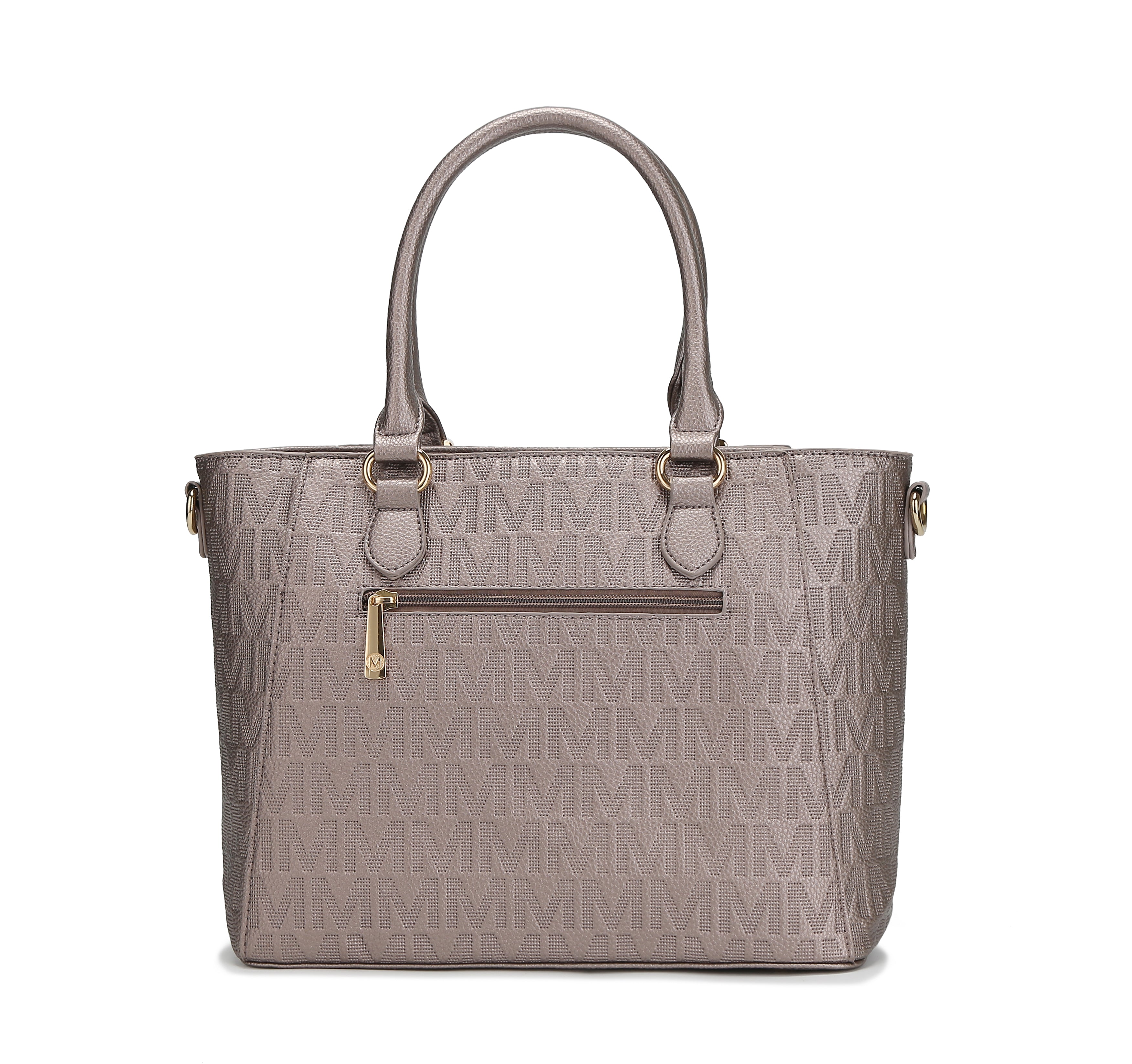  MKF Collection Cairo Signature Shoulder Bag - Tan - Bonton