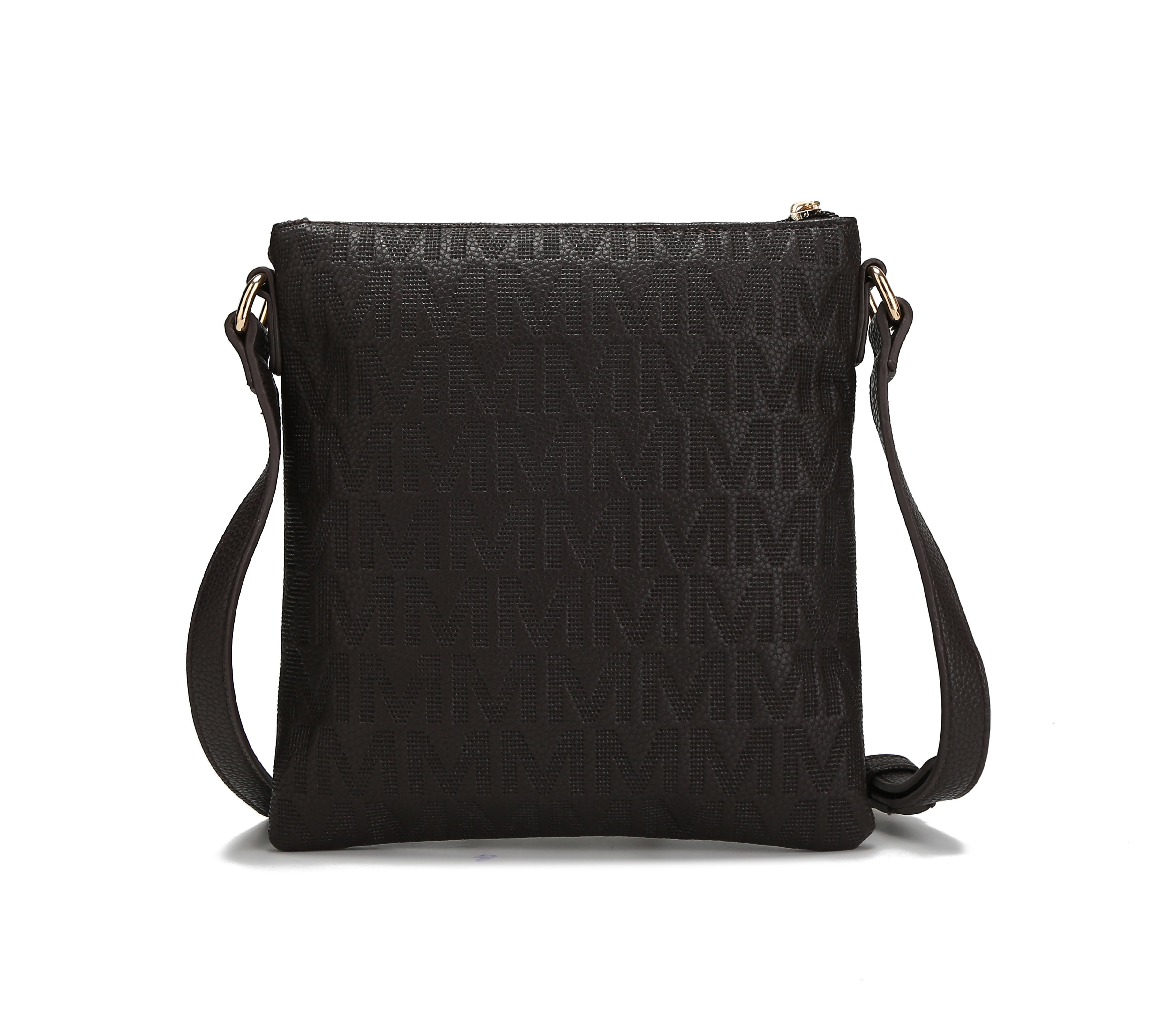  MKF Collection Jessy Signature Crossbody Bag - Black - Bonton