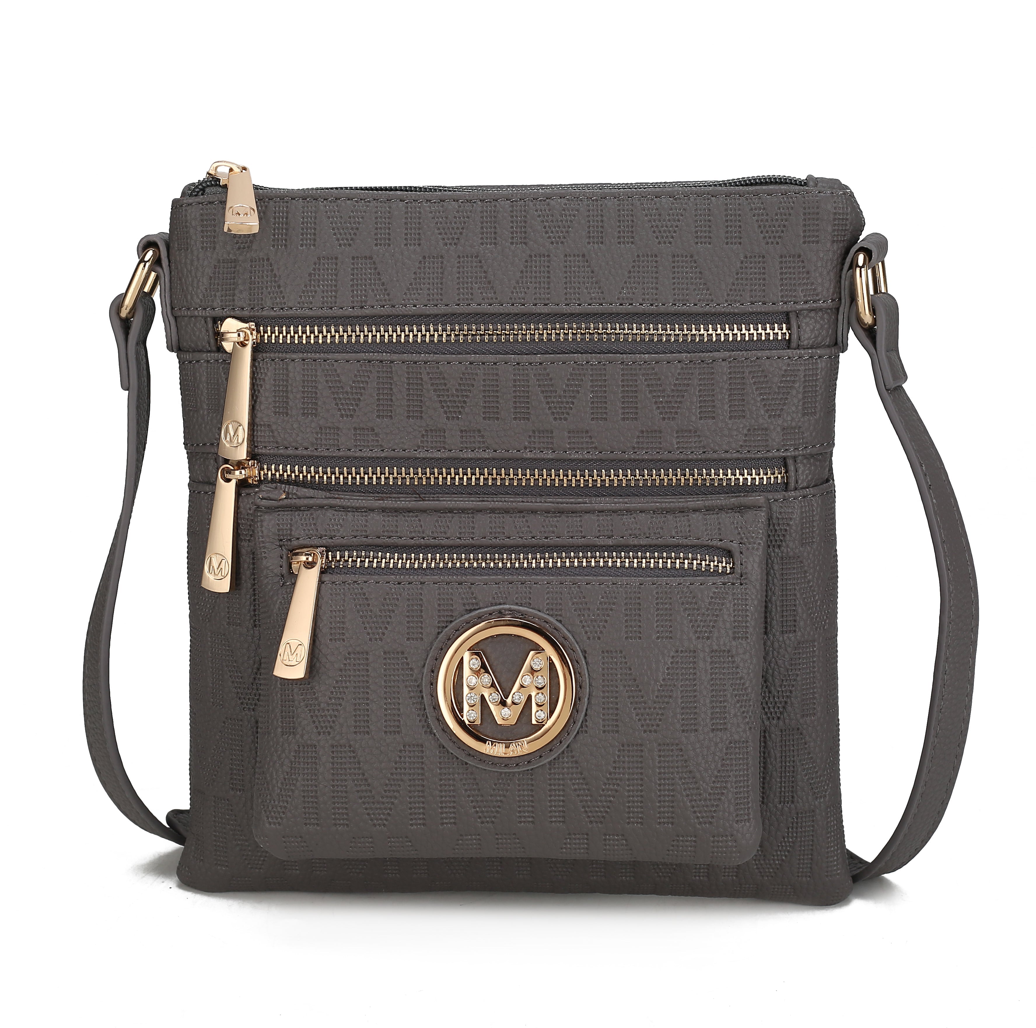  MKF Collection Jessy Signature Crossbody Bag - Black - Bonton