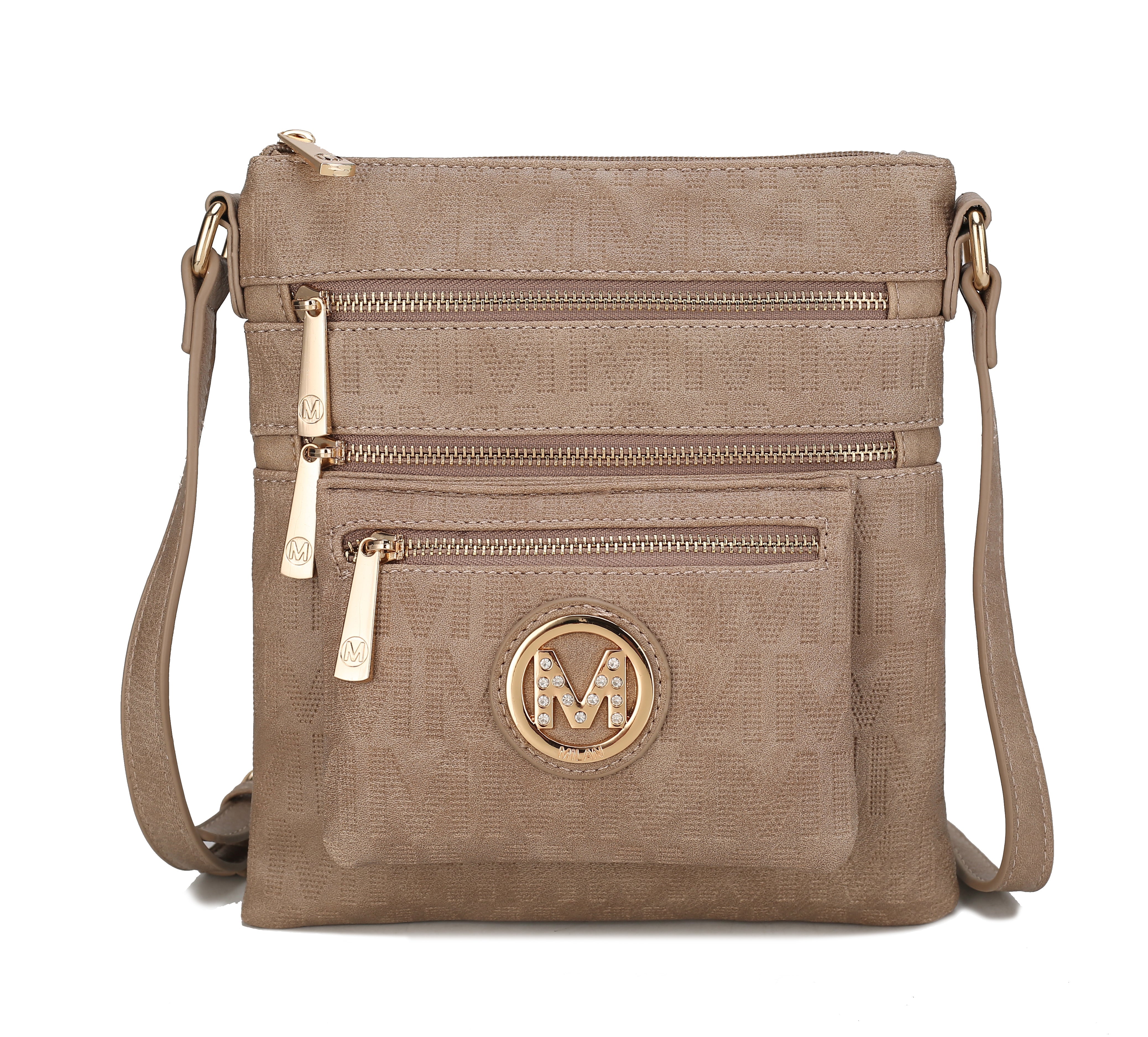  MKF Collection Jessy Signature Crossbody Bag - Black - Bonton