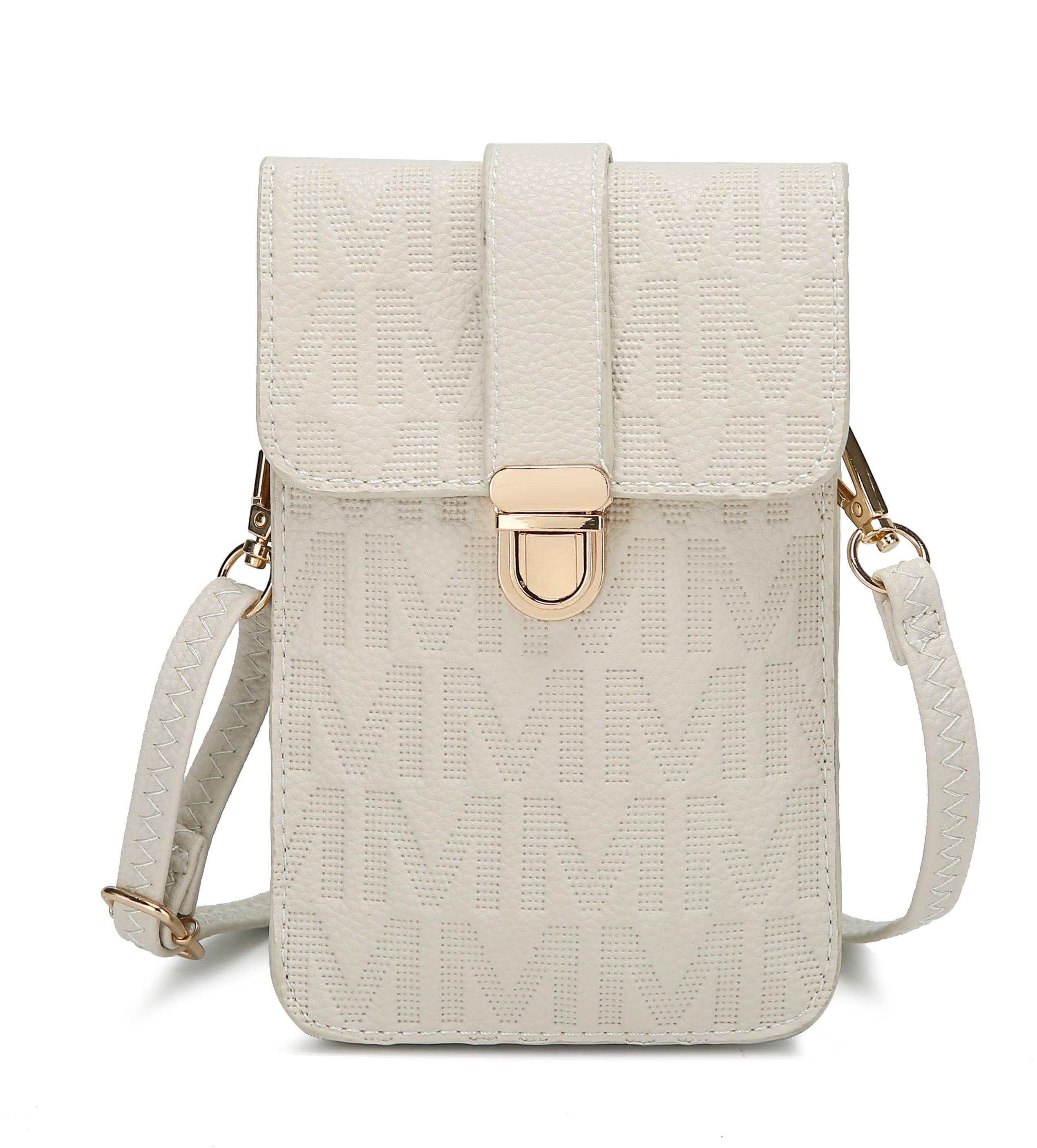  MKF Collection Ulla Phone Crossbody Bag - Beige - Bonton