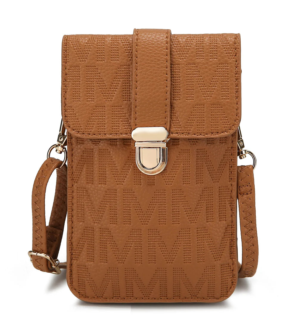  MKF Collection Ulla Phone Crossbody Bag - Beige - Bonton