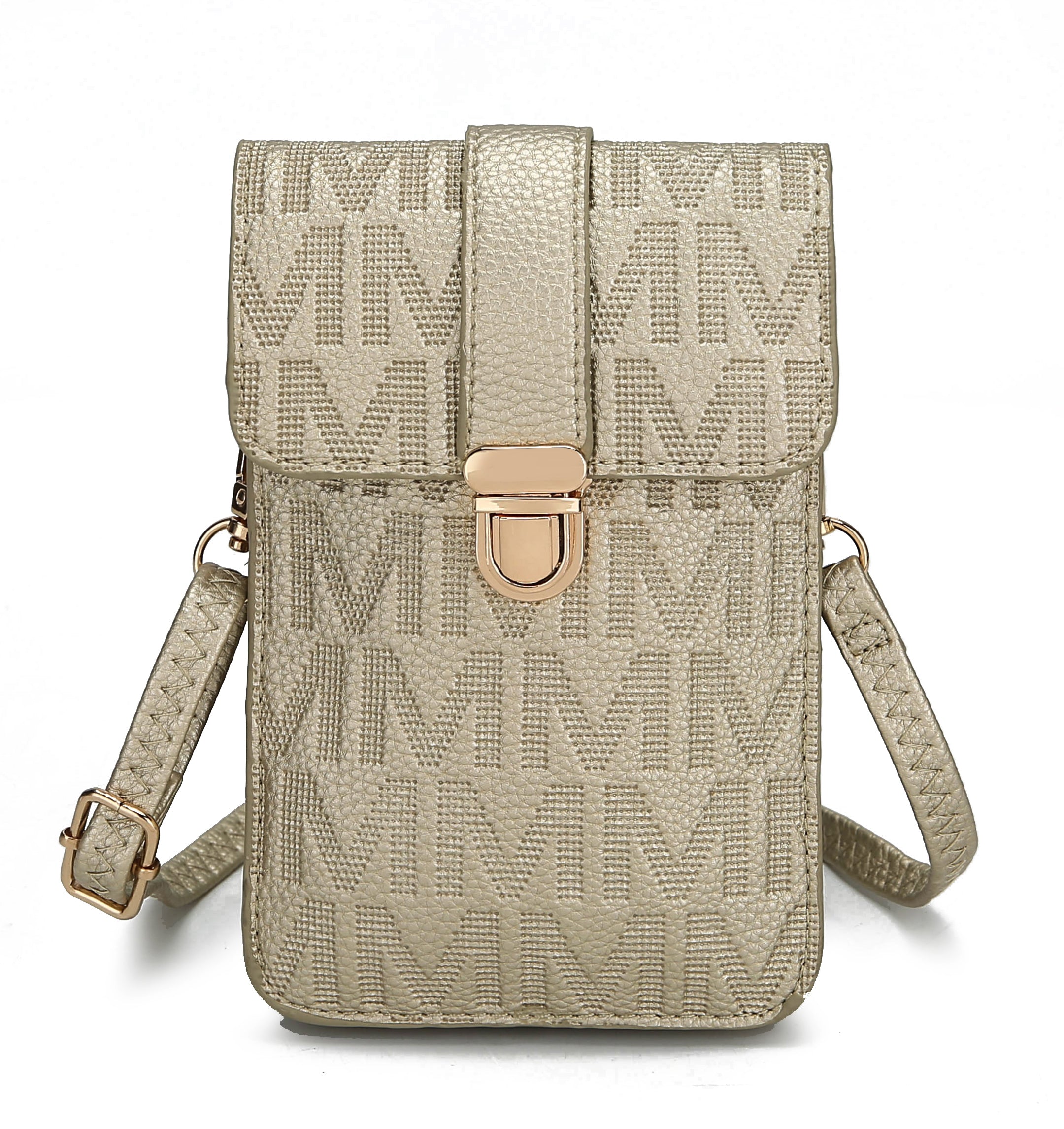  MKF Collection Ulla Phone Crossbody Bag - Beige - Bonton