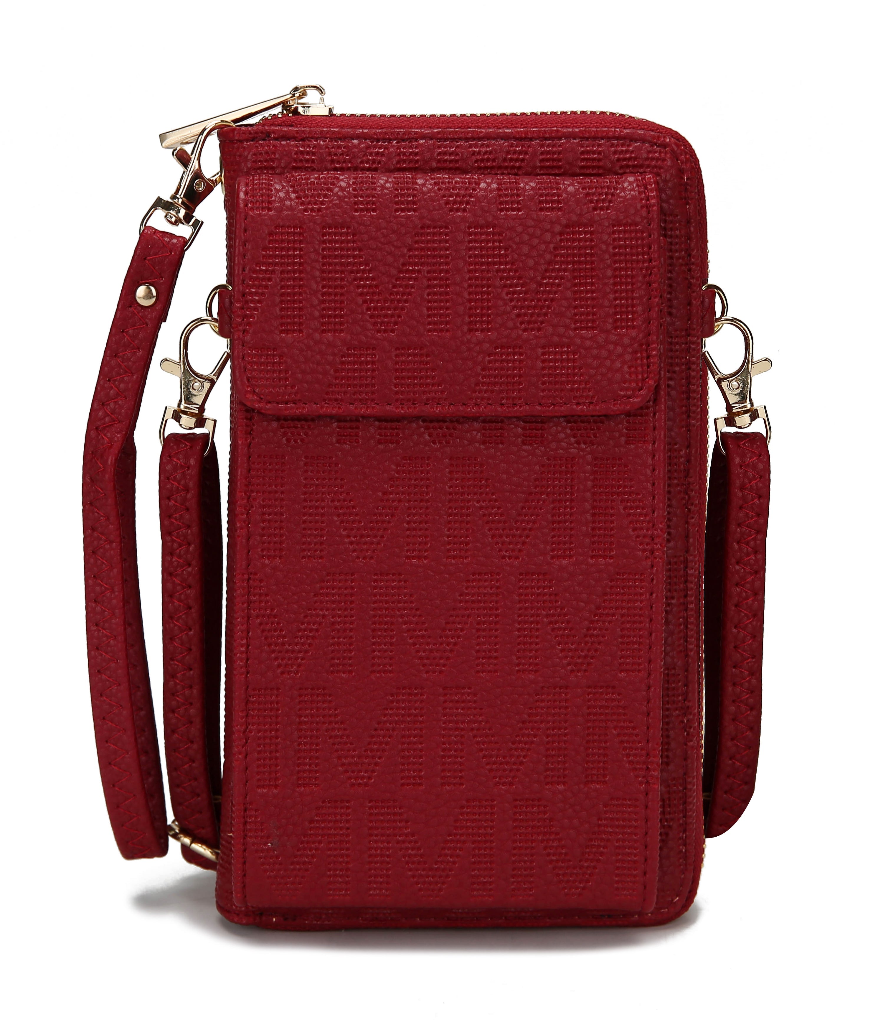  MKF Collection Caddy Signature Phone Crossbody - Beige - Bonton