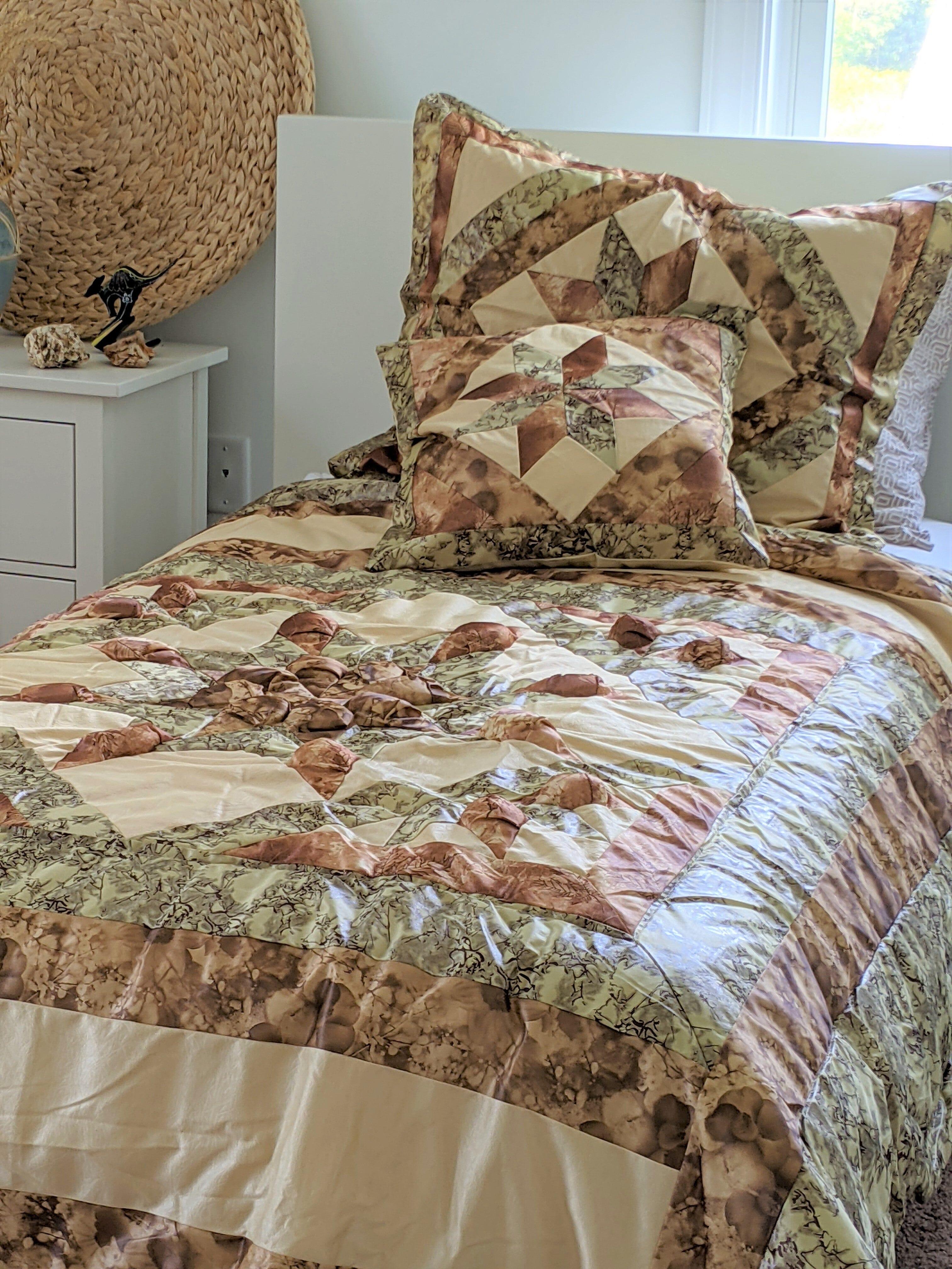  DaDa Bedding Collection DaDa Bedding Country Rustic Camo Earthy Floral Sandy Beige Green Comforter Set (BM6118L-1) by DaDa Bedding Collection - Twin - Bonton