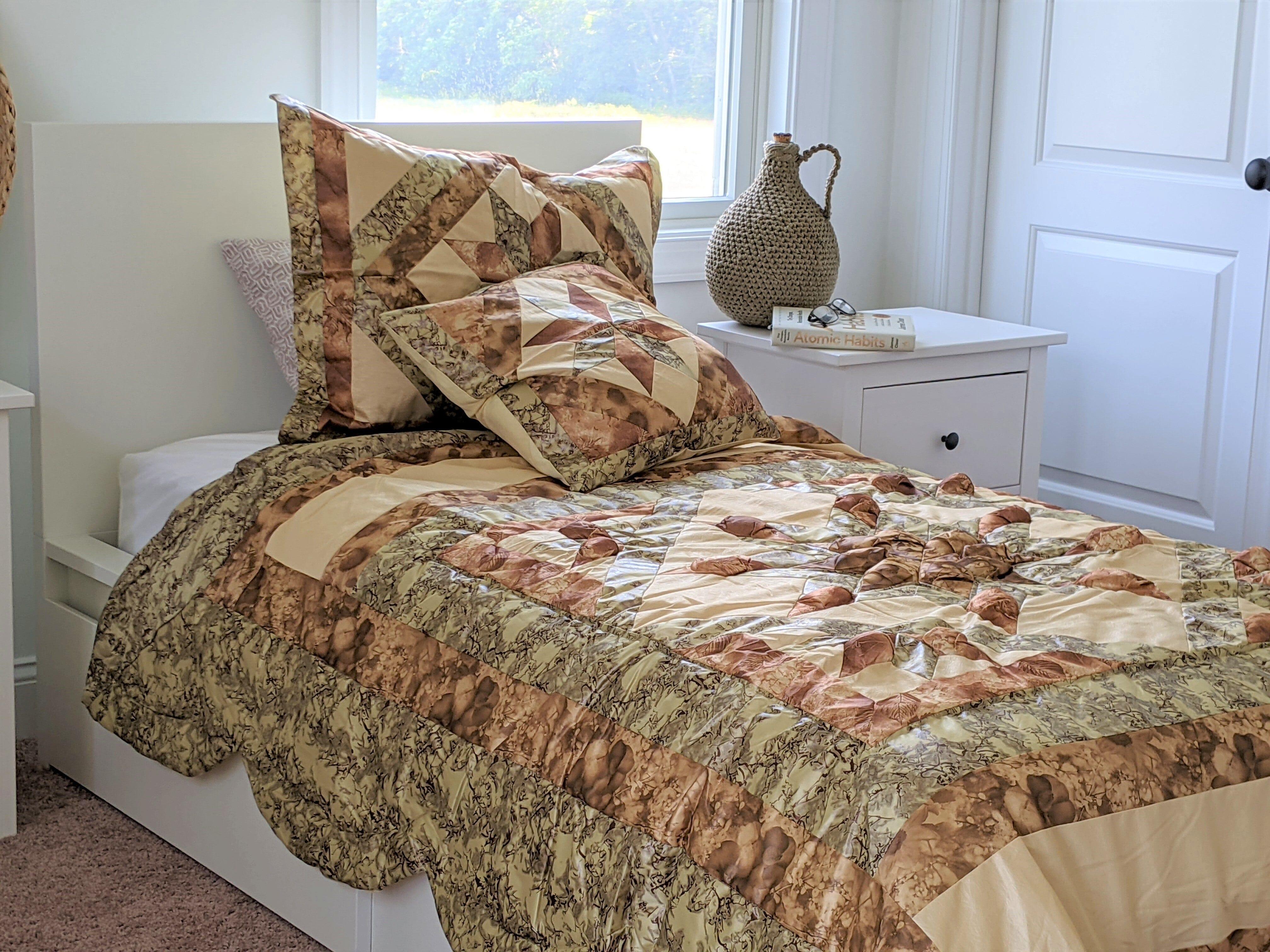  DaDa Bedding Collection DaDa Bedding Country Rustic Camo Earthy Floral Sandy Beige Green Comforter Set (BM6118L-1) by DaDa Bedding Collection - Twin - Bonton