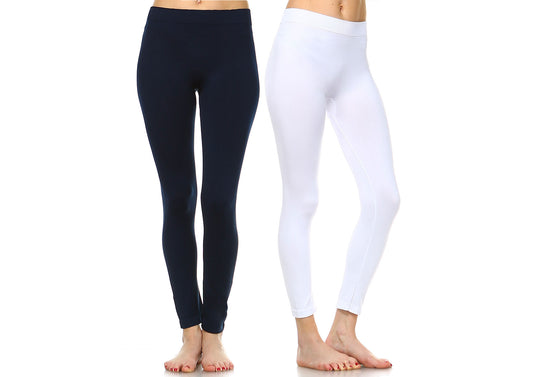 Pack of 2 Solid Leggings