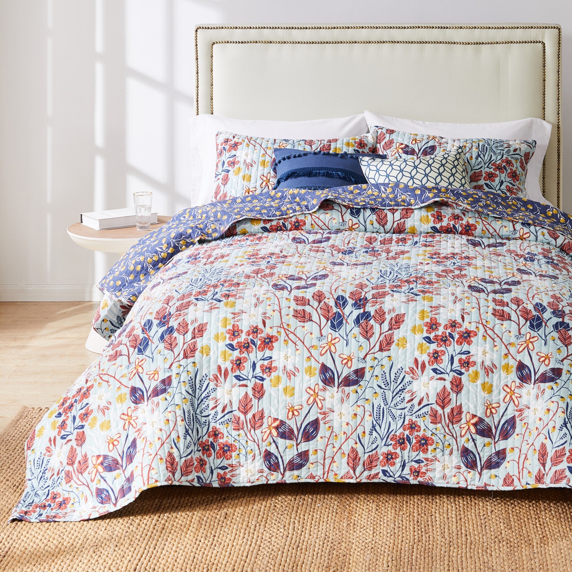  Greenland Home Fashions Perry Modern Quilt Set - Multi - Bonton