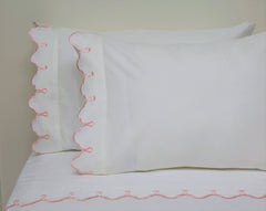 Scalloped Embroidered Sheet Set