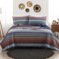 Met Stripe Quilt Set