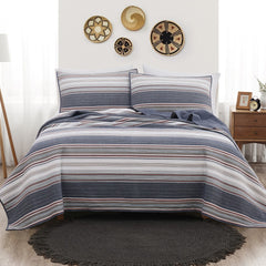 Hudson Stripe Quilt Set