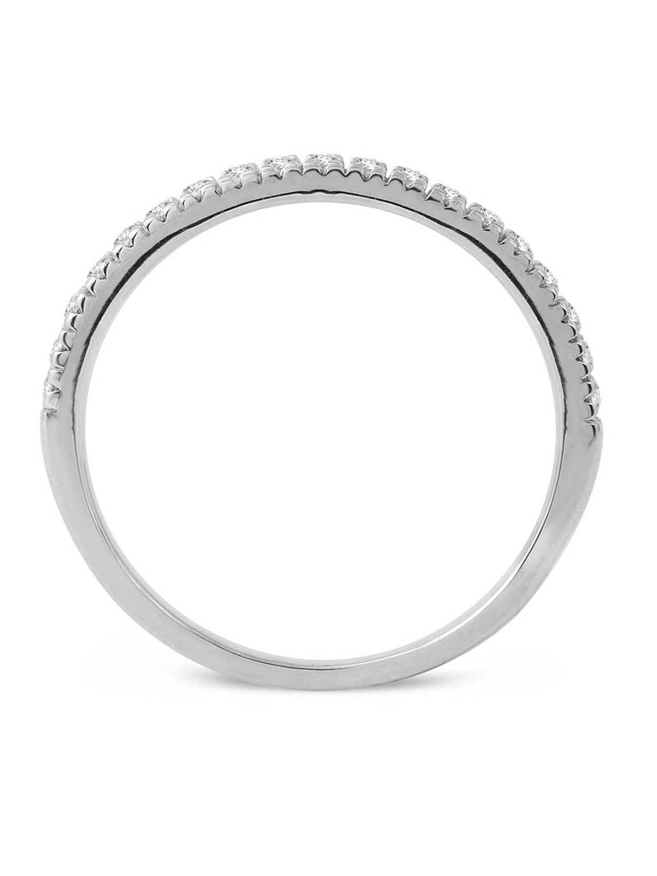  May & June 1/4ct TDW Diamond Wedding Band - White - Bonton