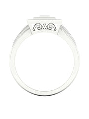 1/10ct TDW Diamond Double Halo Ring