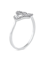 1/20ct TDW Diamond Dual Heart Ring