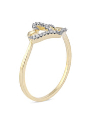 1/20ct TDW Diamond Dual Heart Ring