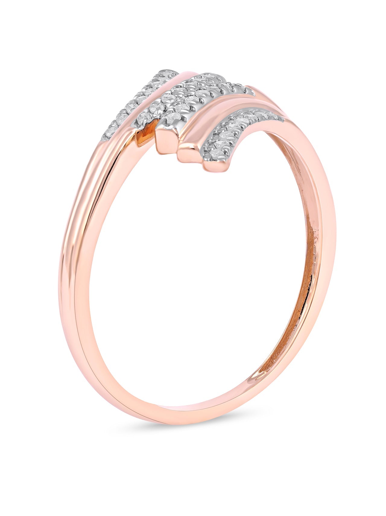  May & June 1/10ct TDW Diamond Fashion Ring - Pink - Bonton