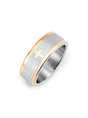 Men's Stainless Steel Lord's Prayer Ring