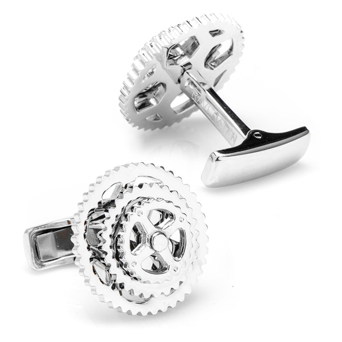  Cufflinks Sterling Silver Cyclist Cufflinks - Default Title - Bonton