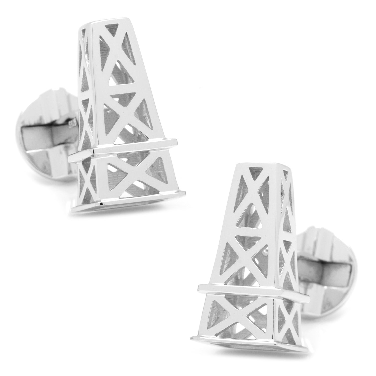  Cufflinks Oil Derrick Cufflinks - Default Title - Bonton