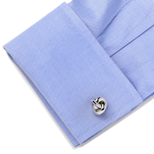 Sterling Silver Knot Cufflinks