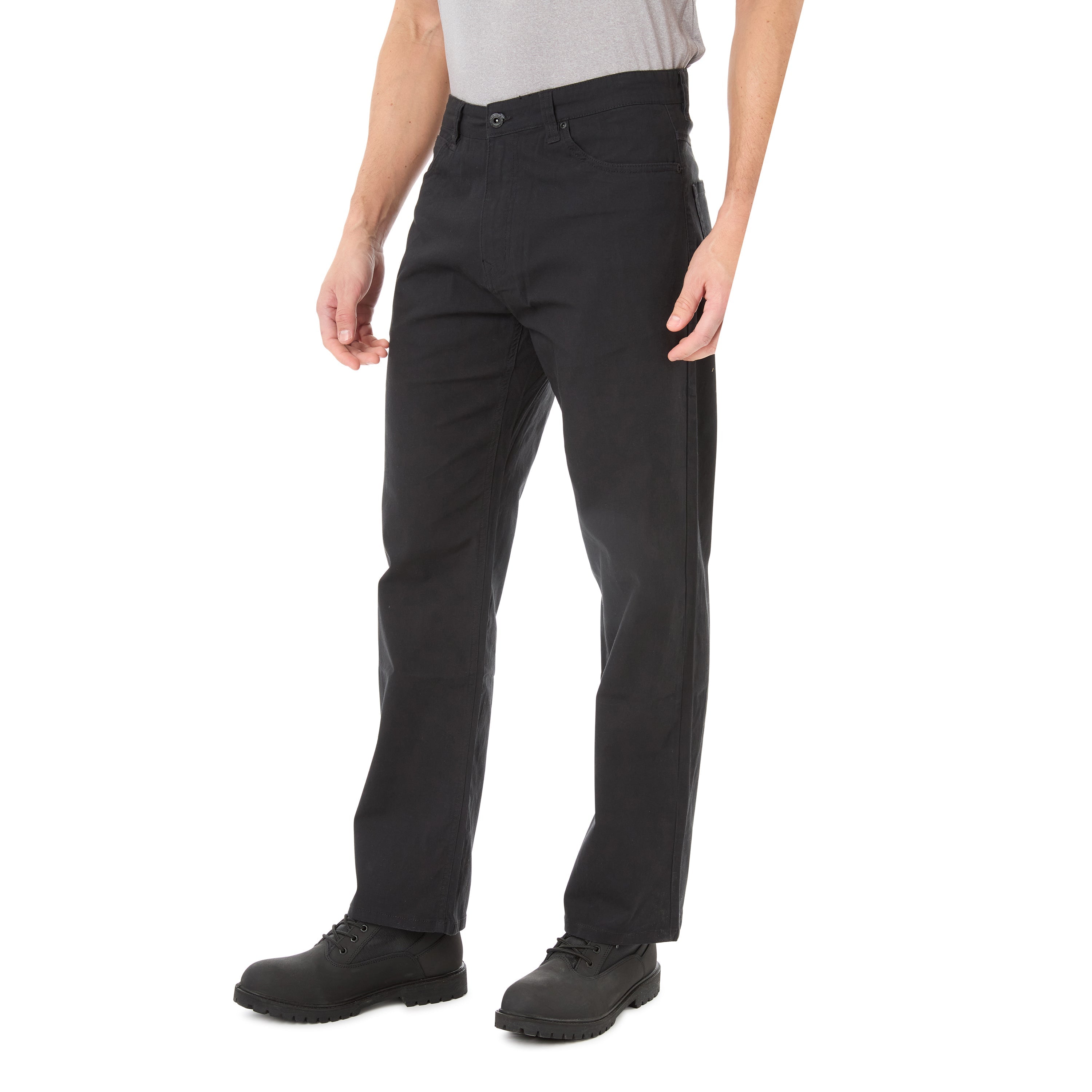  Smith's Workwear 5-Pocket Canvas Stretch Pant - Black - Bonton